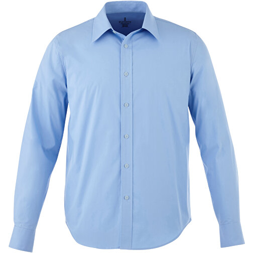 Hamell Langärmliges Hemd , hellblau, Poplin-Gewebe 97% Baumwolle, 3% Elastan, 118 g/m2, XXXL, , Bild 7