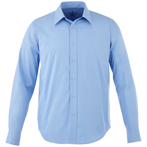 Hamell Langärmliges Hemd , hellblau, Poplin-Gewebe 97% Baumwolle, 3% Elastan, 118 g/m2, L, , Bild 15
