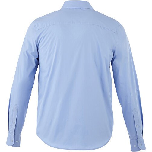 Hamell Langärmliges Hemd , hellblau, Poplin-Gewebe 97% Baumwolle, 3% Elastan, 118 g/m2, M, , Bild 3