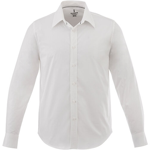 Hamell Langärmliges Hemd , weiß, Poplin-Gewebe 97% Baumwolle, 3% Elastan, 118 g/m2, XXXL, , Bild 6