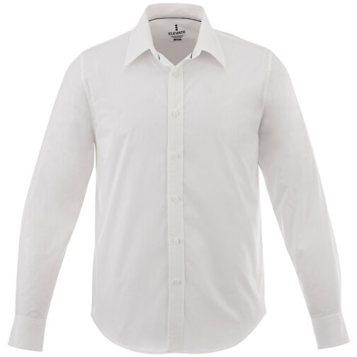 Hamell Langärmliges Hemd , weiß, Poplin-Gewebe 97% Baumwolle, 3% Elastan, 118 g/m2, XS, , Bild 12
