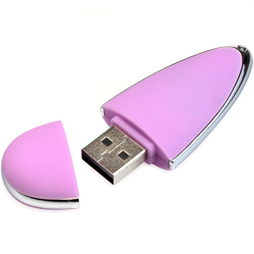 USB-Stick Drop 1GB , Promo Effects MB , pink MB , 1 GB , Kunststoff MB , 3 - 10 MB/s MB , 6,00cm x 1,20cm x 2,50cm (Länge x Höhe x Breite), Bild 1