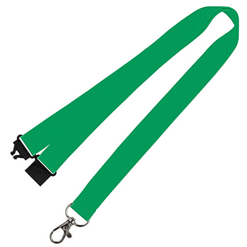 Schlüsselband Standard , Promo Effects, grün, Polyester, 92,00cm x 2,00cm (Länge x Breite), Bild 1