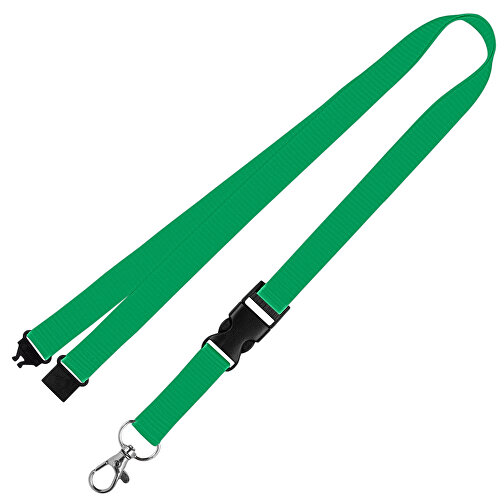 Schlüsselband Standard , Promo Effects, grün, Polyester, 105,00cm x 1,50cm (Länge x Breite), Bild 1