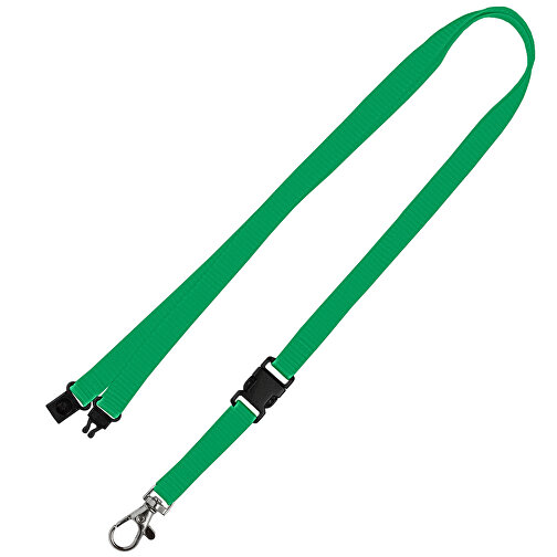 Schlüsselband Standard , Promo Effects, grün, Polyester, 105,00cm x 1,00cm (Länge x Breite), Bild 1