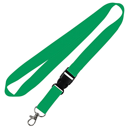 Schlüsselband Standard , Promo Effects, grün, Polyester, 105,00cm x 2,00cm (Länge x Breite), Bild 1