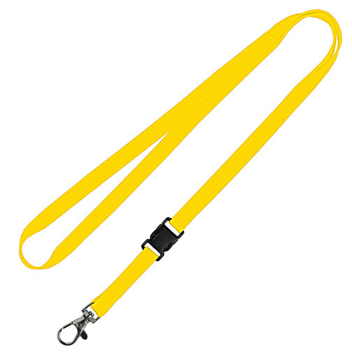 Schlüsselband Standard , Promo Effects, gelb, Polyester, 105,00cm x 1,00cm (Länge x Breite), Bild 1