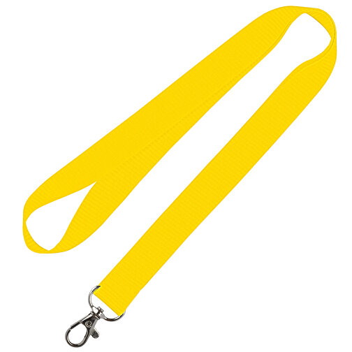 Schlüsselband Standard , Promo Effects, gelb, Polyester, 92,00cm x 2,50cm (Länge x Breite), Bild 1