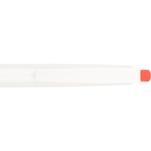 Kugelschreiber Roxi Weiß , Promo Effects, weiß / rot, Kunststoff, 14,10cm (Länge), Bild 9