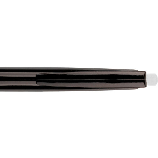Kugelschreiber Roxi Schwarz , Promo Effects, schwarz / weiß, Kunststoff, 14,10cm (Länge), Bild 9