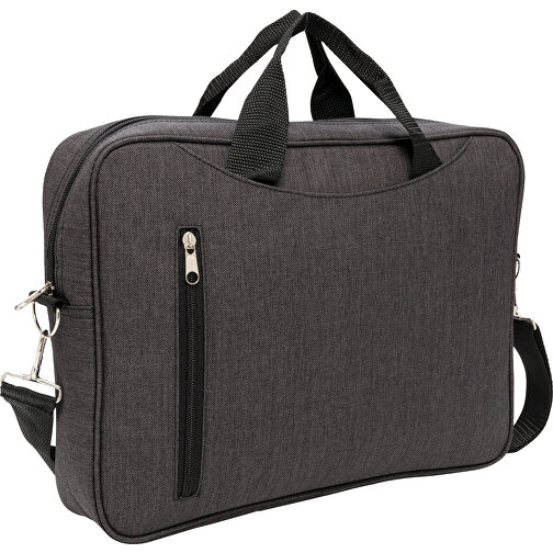 Basic 15” Laptop-Tasche, Anthrazit , anthrazit, Polyester, 8,00cm x 28,00cm (Länge x Höhe), Bild 1
