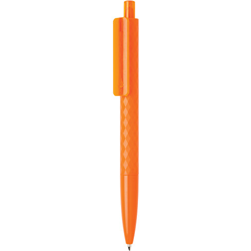 X3 Stift, Orange , orange, ABS, 14,00cm (Höhe), Bild 1