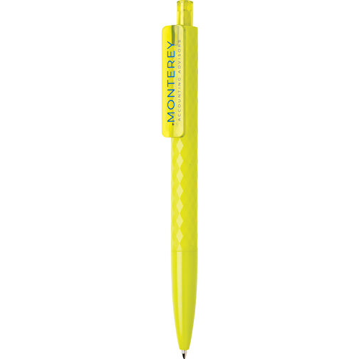 X3 Stift, Limone , limone, ABS, 14,00cm (Höhe), Bild 2