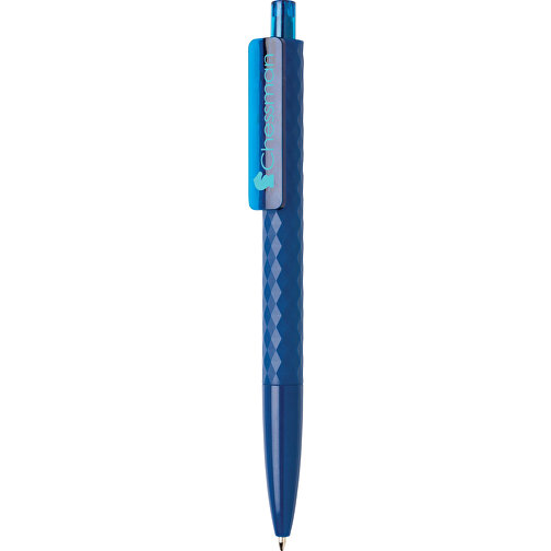X3 Stift, Blau , blau, ABS, 14,00cm (Höhe), Bild 2