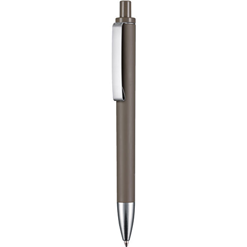 Kugelschreiber EXOS  SOFT , Ritter-Pen, sienna, ABS-Kunststoff, 14,00cm (Länge), Bild 1