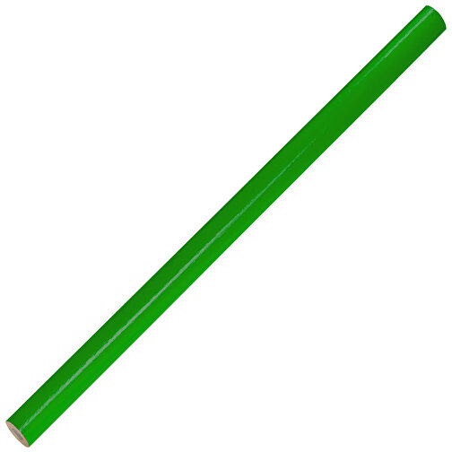 Zimmermannsbleistift, 24 Cm, Oval , grün, Holz, 24,00cm x 0,70cm x 1,20cm (Länge x Höhe x Breite), Bild 2