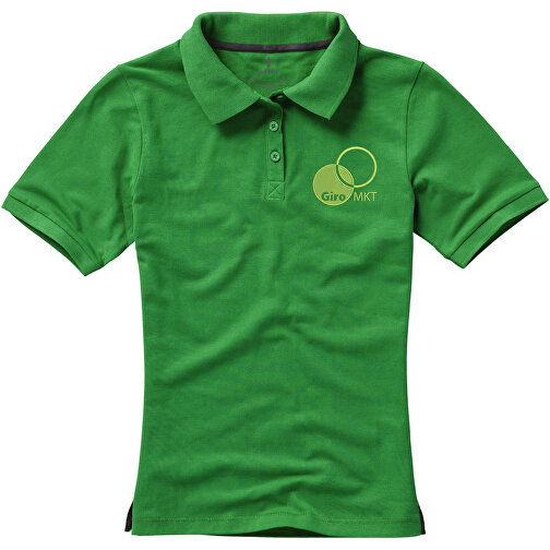 Calgary Poloshirt Für Damen , farngrün, Piqué Strick  Baumwolle, 200 g/m2, XL, , Bild 4