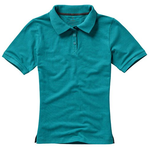 Calgary Poloshirt Für Damen , aquablau, Piqué Strick  Baumwolle, 200 g/m2, XL, , Bild 7