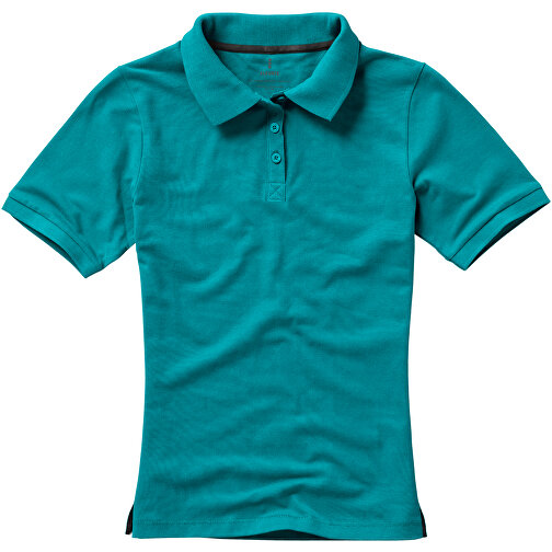 Calgary Poloshirt Für Damen , aquablau, Piqué Strick  Baumwolle, 200 g/m2, L, , Bild 23