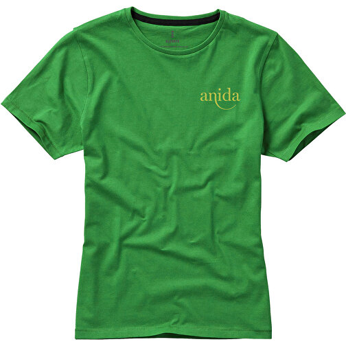 Nanaimo – T-Shirt Für Damen , farngrün, Single jersey Strick 100% BCI Baumwolle, 160 g/m2, XL, , Bild 2
