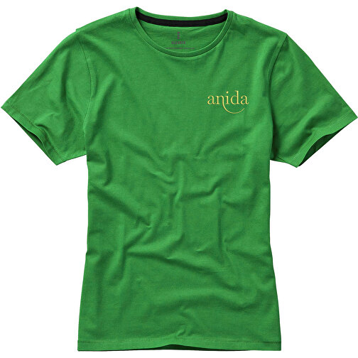Nanaimo – T-Shirt Für Damen , farngrün, Single jersey Strick 100% BCI Baumwolle, 160 g/m2, M, , Bild 3