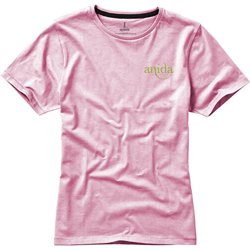 Nanaimo – T-Shirt Für Damen , hellrosa, Single jersey Strick 100% BCI Baumwolle, 160 g/m2, L, , Bild 4