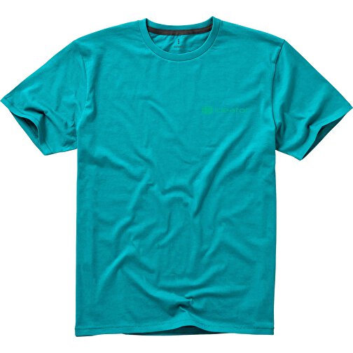 Nanaimo T-Shirt Für Herren , aquablau, Single jersey Strick 100% BCI Baumwolle, 160 g/m2, XXXL, , Bild 4