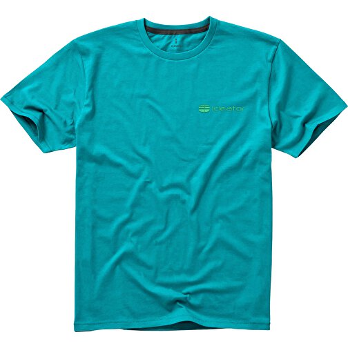 Nanaimo T-Shirt Für Herren , aquablau, Single jersey Strick 100% BCI Baumwolle, 160 g/m2, XXL, , Bild 3