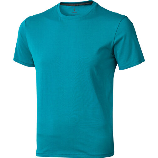 Nanaimo T-Shirt Für Herren , aquablau, Single jersey Strick 100% BCI Baumwolle, 160 g/m2, M, , Bild 1