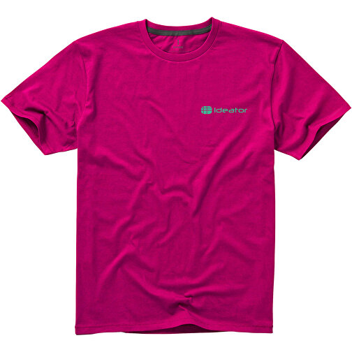 Nanaimo T-Shirt Für Herren , magenta, Single jersey Strick 100% BCI Baumwolle, 160 g/m2, M, , Bild 2