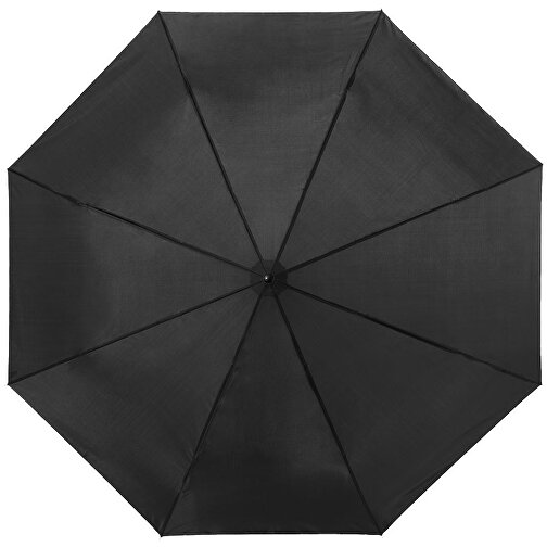 Ida 21,5' Kompaktregenschirm , schwarz, Polyester, 24,00cm (Höhe), Bild 4