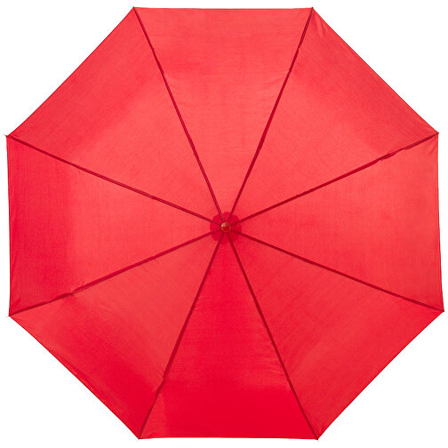 Ida 21,5' Kompaktregenschirm , rot, Polyester, 24,00cm (Höhe), Bild 3