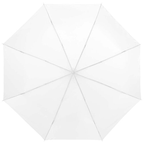 Ida 21,5' Kompaktregenschirm , weiß, Polyester, 24,00cm (Höhe), Bild 7
