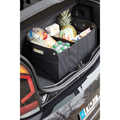 Kofferraum-Tasche CAR-GADGET , schwarz, 600D Polyester, 51,00cm x 26,00cm x 32,00cm (Länge x Höhe x Breite), Bild 9