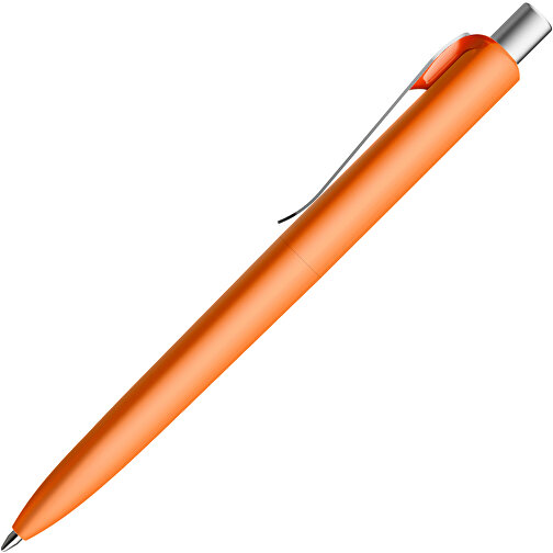 Prodir DS8 PSR Push Kugelschreiber , Prodir, orange/silber satiniert, Kunststoff/Metall, 14,10cm x 1,50cm (Länge x Breite), Bild 4