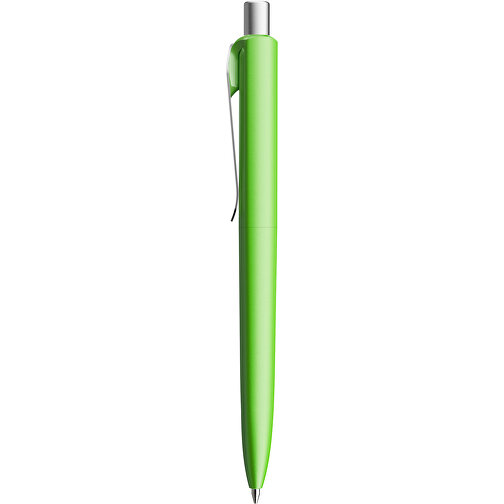 Prodir DS8 PSM Push Kugelschreiber , Prodir, grün/silber satiniert, Kunststoff/Metall, 14,10cm x 1,50cm (Länge x Breite), Bild 2