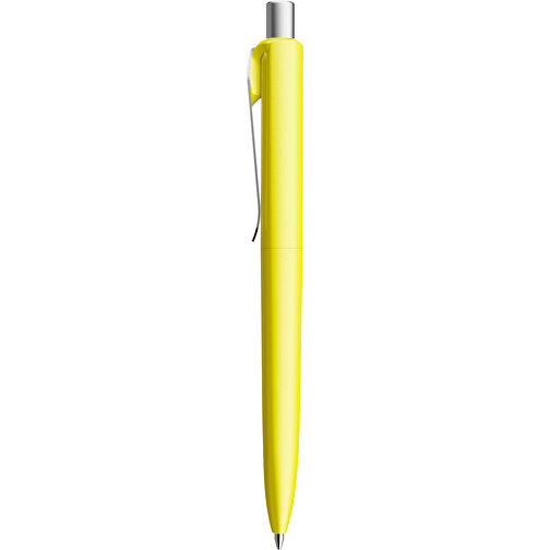 Prodir DS8 PSM Push Kugelschreiber , Prodir, lemon/silber satiniert, Kunststoff/Metall, 14,10cm x 1,50cm (Länge x Breite), Bild 2