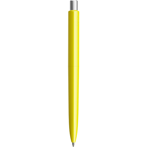 Prodir DS8 PSM Push Kugelschreiber , Prodir, lemon/silber satiniert, Kunststoff/Metall, 14,10cm x 1,50cm (Länge x Breite), Bild 3