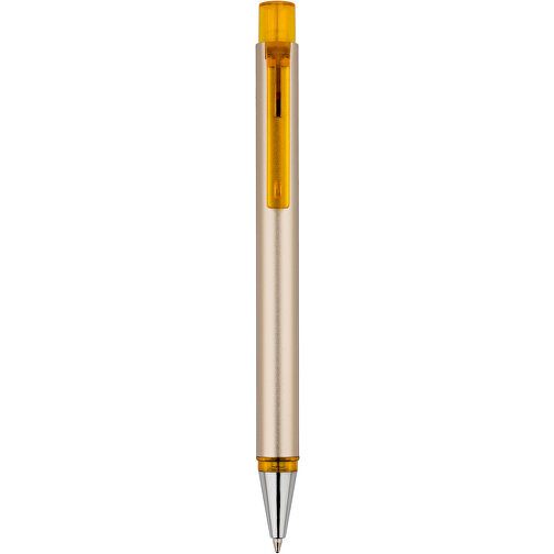 Kugelschreiber Ally , Promo Effects, gelb, Metall, Kunststoff, 13,80cm (Länge), Bild 3