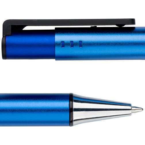 Kugelschreiber Grace , Promo Effects, blau, Metall, Kunststoff, 14,30cm (Länge), Bild 6