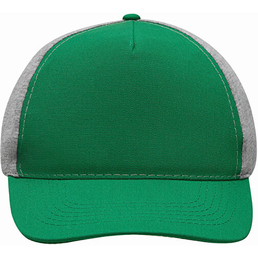 5-Panel-Baseball-Cap UP TO DATE , dunkelgrün, grau, Polyester / Baumwolle, 1,00cm (Länge), Bild 3