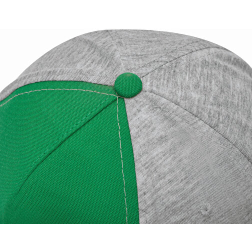 5-Panel-Baseball-Cap UP TO DATE , dunkelgrün, grau, Polyester / Baumwolle, 1,00cm (Länge), Bild 6