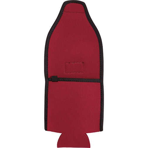 Flaschenhalter COOL HIKING , rot, SBR / Polyester, 29,00cm x 0,50cm x 11,50cm (Länge x Höhe x Breite), Bild 1