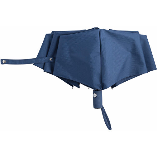 Vollautomatischer Windproof-Taschenschirm ORIANA , marineblau, Metall / Fiberglas / Polyester, , Bild 4