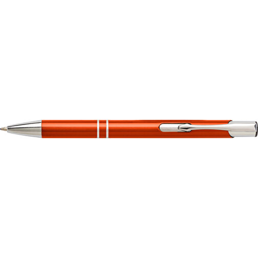 Kugelschreiber Aus Aluminium Delia , orange, Aluminium, Metall, , Bild 3