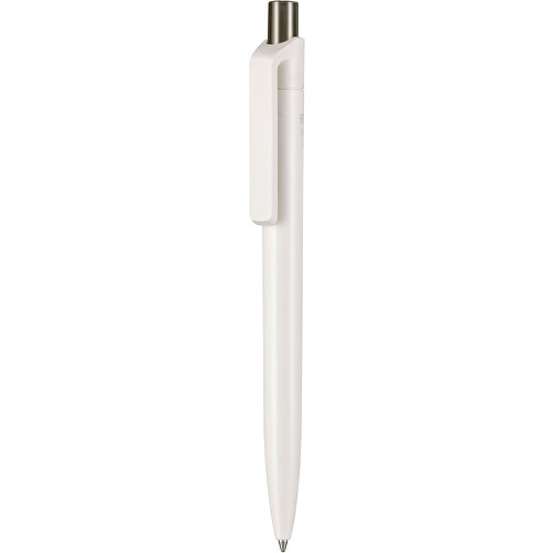 Kugelschreiber BIO-INSIDER , Ritter-Pen, weiß bio/smoke grey, ABS-Kunststoff, 14,20cm (Länge), Bild 1
