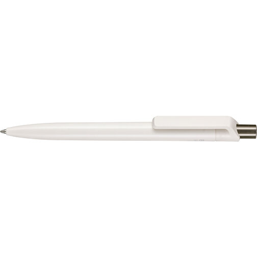 Kugelschreiber BIO-INSIDER , Ritter-Pen, weiß bio/smoke grey, ABS-Kunststoff, 14,20cm (Länge), Bild 3