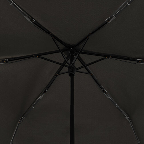 Doppler Regenschirm Hit Mini Flach , doppler, schwarz, Polyester, 23,00cm (Länge), Bild 5