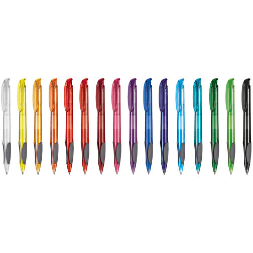Kugelschreiber Atmos Frozen , Ritter-Pen, rubin-rot TR/FR, ABS-PP-Kunststoff, 14,50cm (Länge), Bild 4
