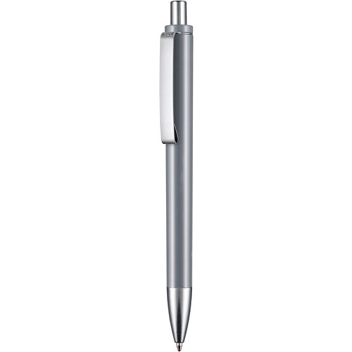 Kugelschreiber EXOS M , Ritter-Pen, stein-grau, ABS u. Metall, 14,10cm (Länge), Bild 1